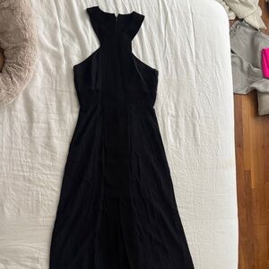 Chic Black Midi Dress